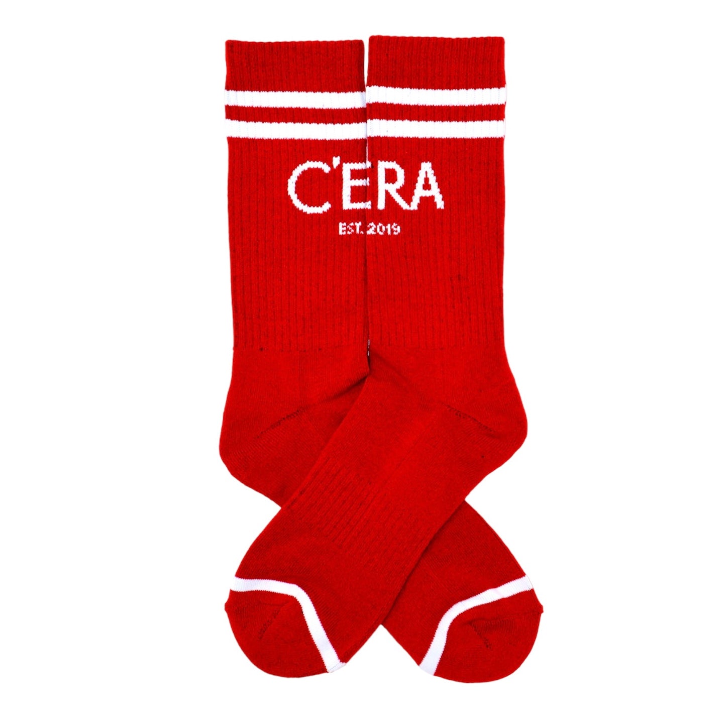 LOGO CREW SOCKS RED