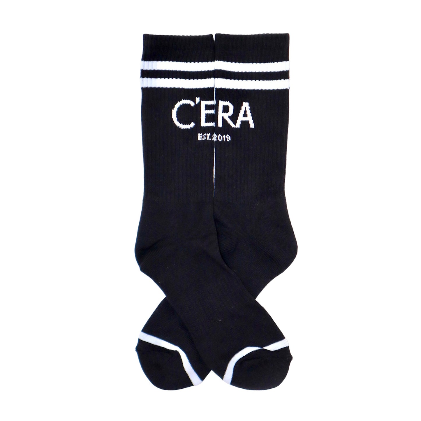 LOGO CREW SOCKS BLACK