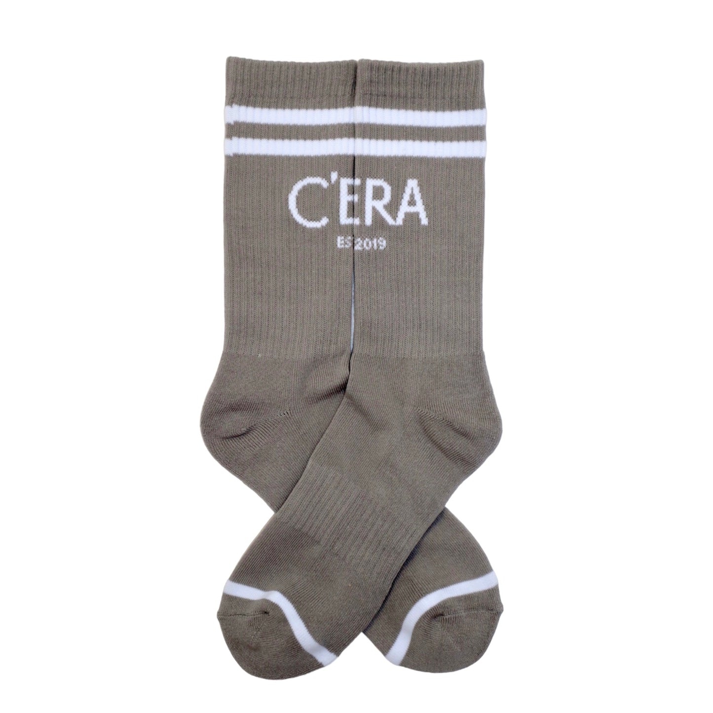 LOGO CREW SOCKS GRAY