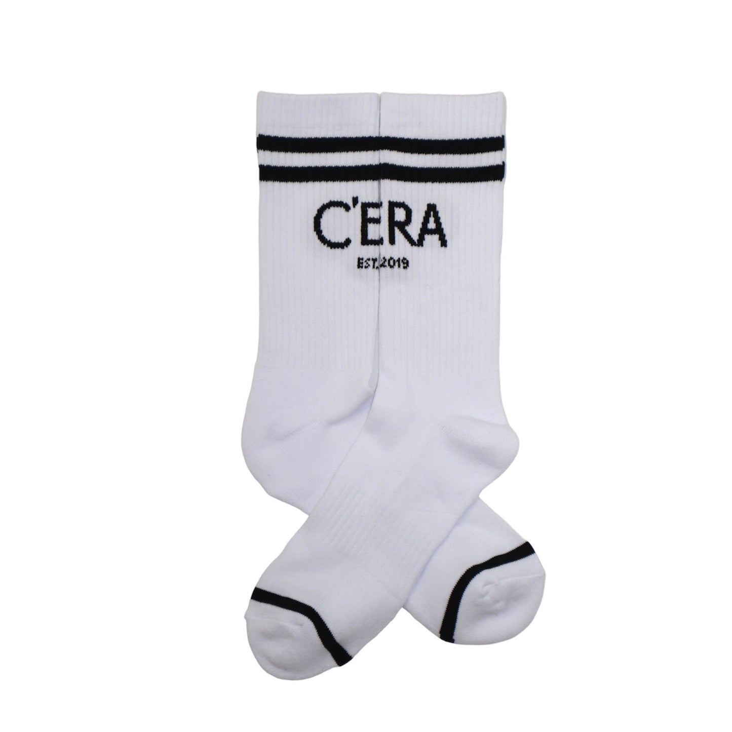 LOGO CREW SOCKS WHITE