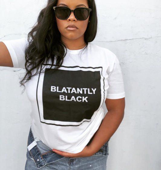 Blatantly Black (WHITE)